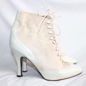 Vintage Peter Fox Wedding Leather Boots